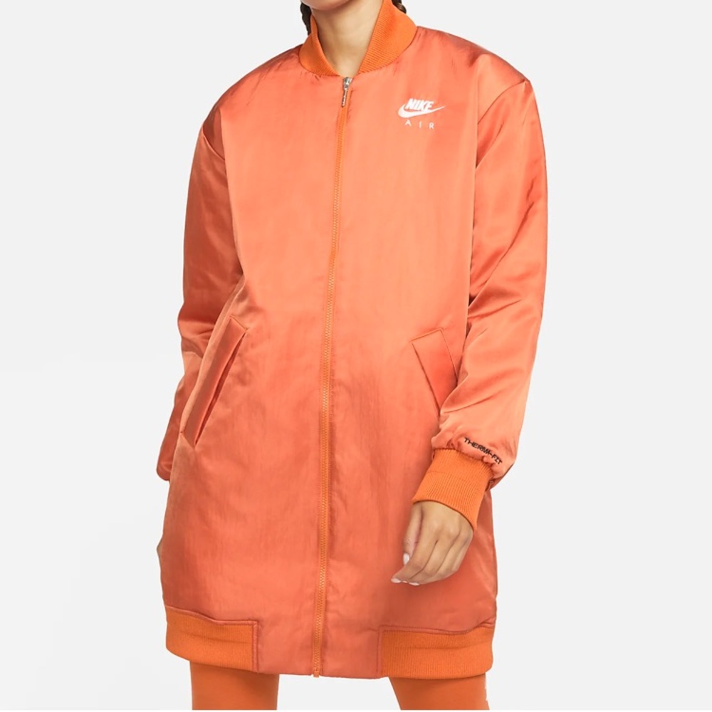 Nike Air Therma-FIT Women’s Synthetic-Fill Bomber Jacket - Sport Spice/White